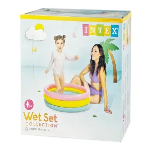 Intex Wet Set Collection Baby Swimming Pool – 34 x 10 inch,(1–3 Years)